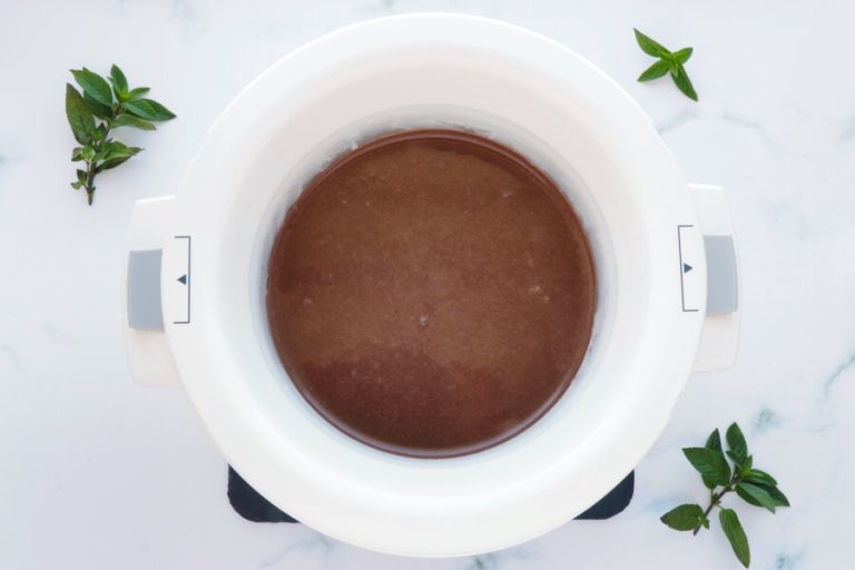 Step 9 - Fresh Mint Dark Chocolate Ice Cream