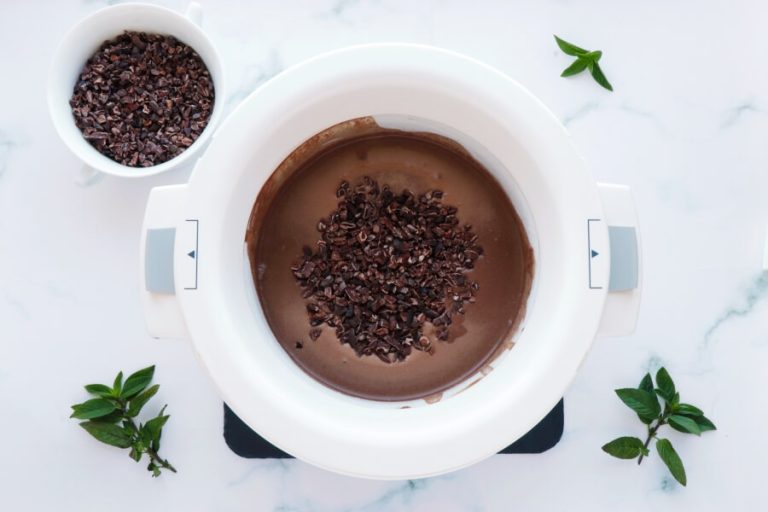 Step 10 - Fresh Mint Dark Chocolate Ice Cream