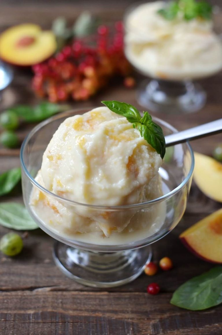 Georgia Peach Ice Cream Recipe - Cook.me Recipes