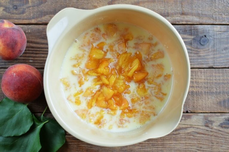 Peach Ice Cream Recipe Cook.me Recipes