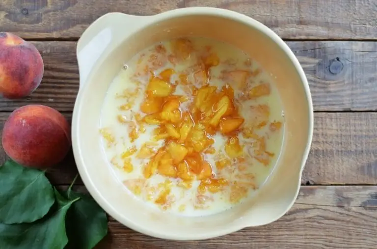 Step 6 - Georgia Peach Ice Cream
