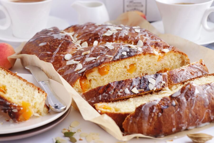 Glazed Apricot Breakfast Bread Recipe-Apricot Breakfast Bread Recipe-How to Make a Glazed Apricot Breakfast Bread