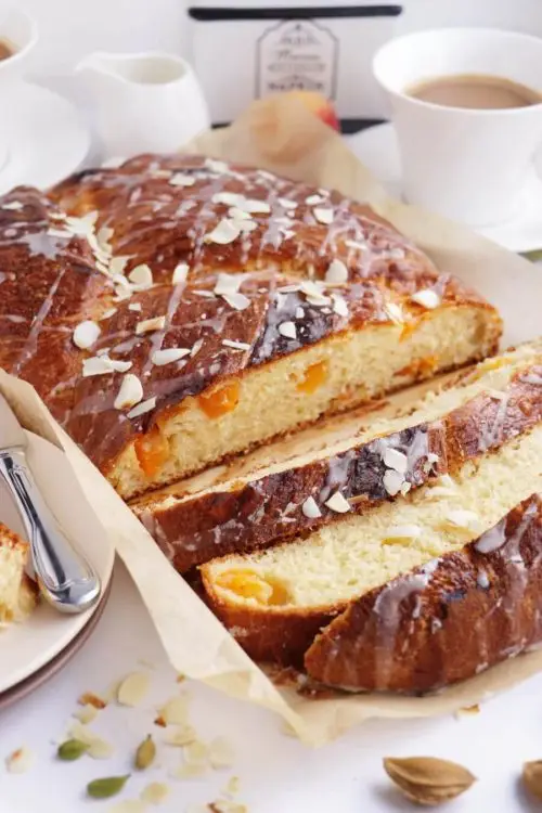 Glazed Apricot Breakfast Bread