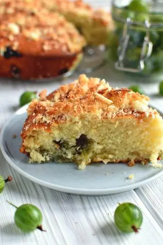 Gooseberry Coconut Cake