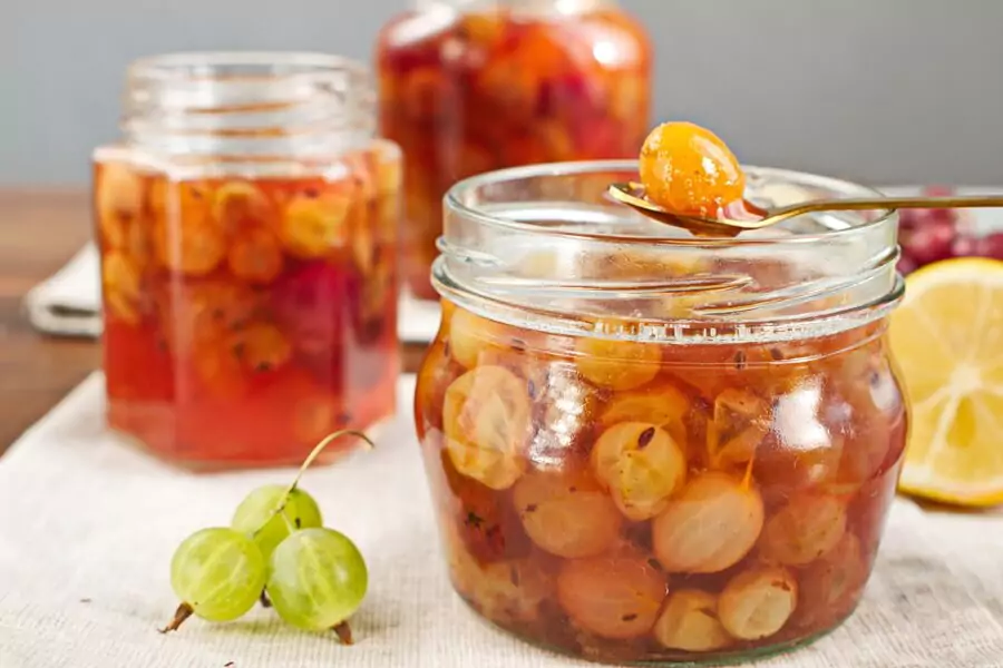 Gooseberry and Chamomile Jam