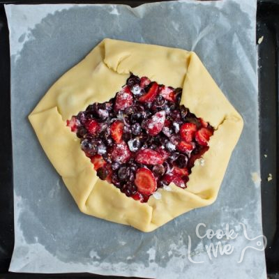 Gooseberry and Strawberry Galette recipe - step 9