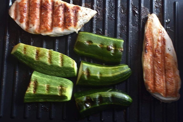 Step 5 - Grilled Basil Chicken and Zucchini