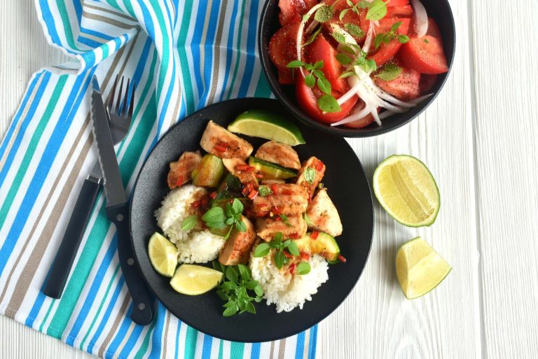 Step 7 - Grilled Basil Chicken and Zucchini