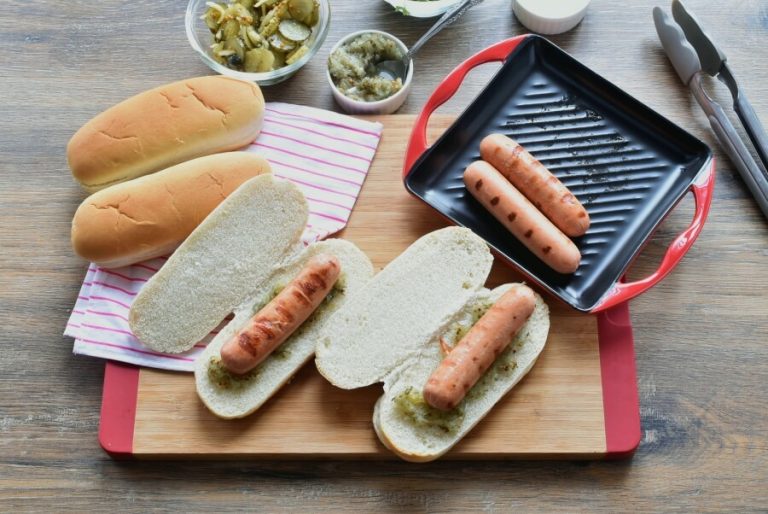 Step 2 - Grilled Chicago Dog