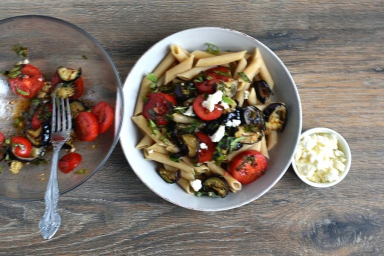 Grilled Eggplant and Tomato Pasta Recipe Cook.me Recipes