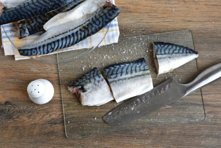 Step 3 - Grilled Mackerel with Pickled Gooseberry Ketchup