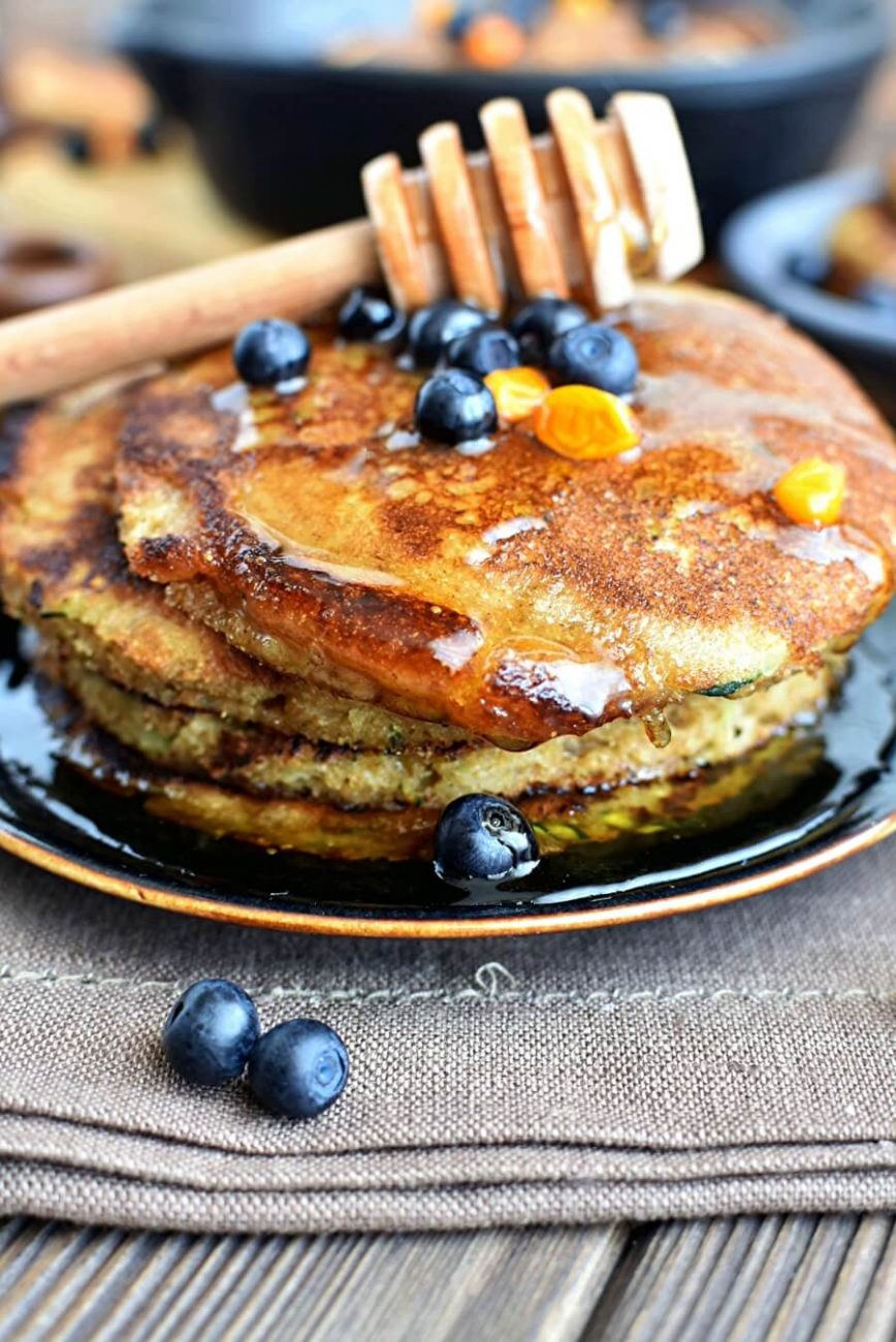 Healthy Greek Yogurt Zucchini Pancakes Recipe Cook.me Recipes
