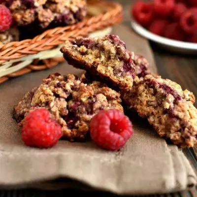Healthy Raspberry Oatmeal Cookies Recipe-Homemade Healthy Raspberry Oatmeal Cookies-Delicious Healthy Raspberry Oatmeal Cookies