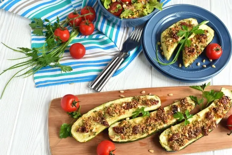 Step 6 - Italian Stuffed Courgettes