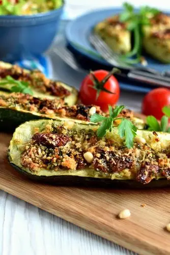 Italian Stuffed Courgettes