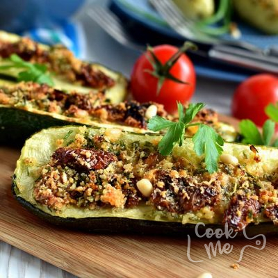 Italian Stuffed Courgettes Recipe-How to make Italian Stuffed Courgettes-Delicious Italian Stuffed Courgettes