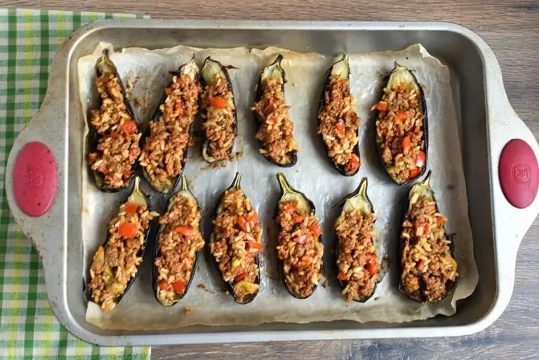 Step 10 - Gluten Free Lamb Stuffed Eggplant