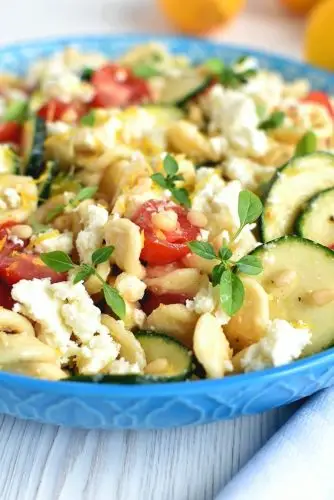 Lemon-Pignoli Zucchini Pasta