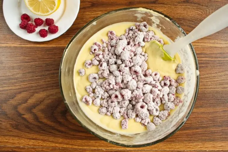 Step 8 - Lemon and Raspberry Coffee Cake
