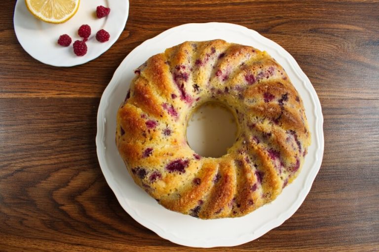 Step 13 - Lemon and Raspberry Coffee Cake