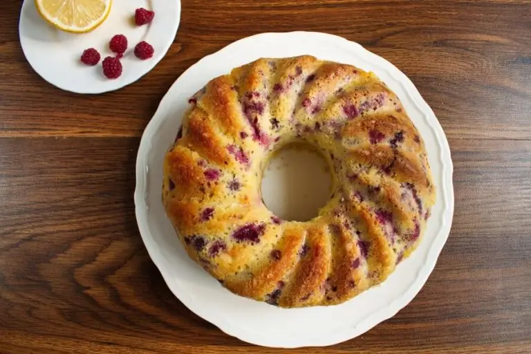 Step 13 - Lemon and Raspberry Coffee Cake