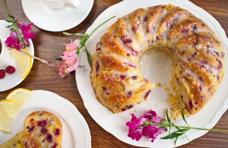 Step 15 - Lemon and Raspberry Coffee Cake