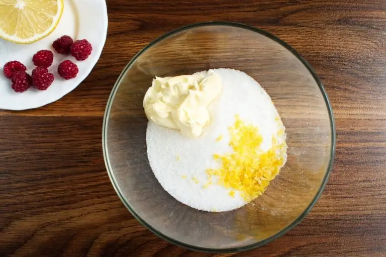 Step 2 - Lemon and Raspberry Coffee Cake