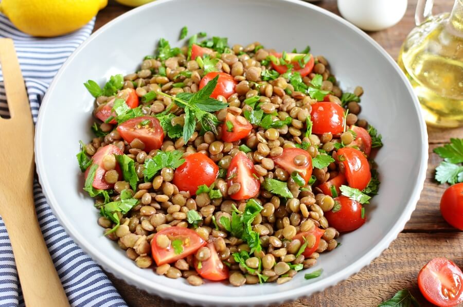 Lentil tabbouleh Recipe-Homemade Lentil tabbouleh-Delicious Lentil tabbouleh