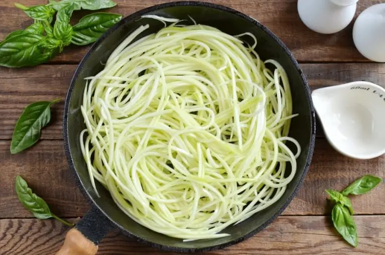 Step 3 - Low Carb Zucchini Pasta