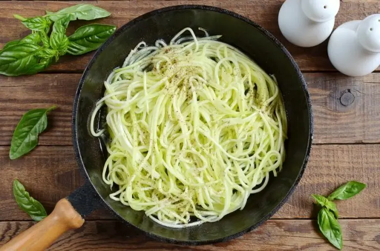 Step 4 - Low Carb Zucchini Pasta