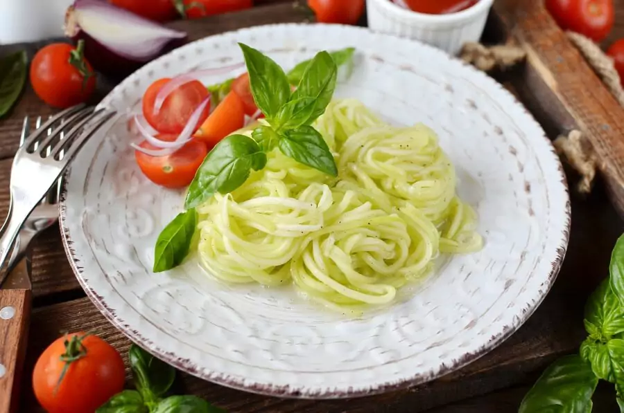 Low Carb Zucchini Pasta