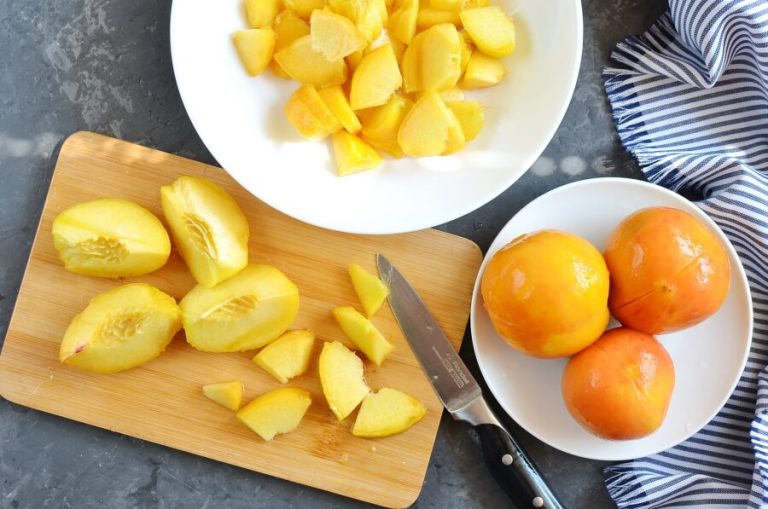 Step 1 - Peach Marmalade (No Pectin)