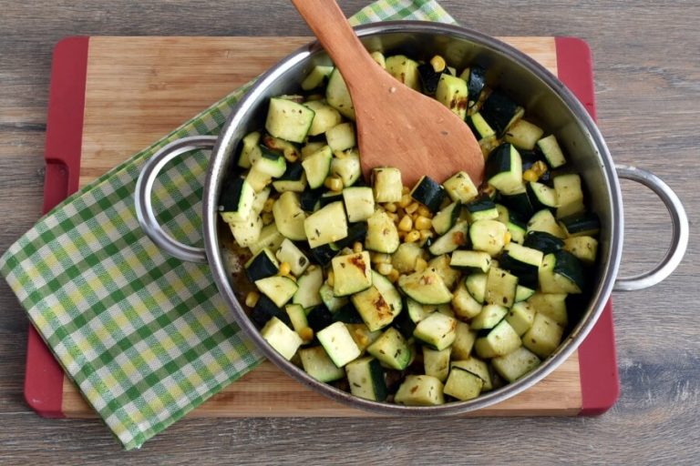 Step 3 - Parmesan Zucchini and Corn