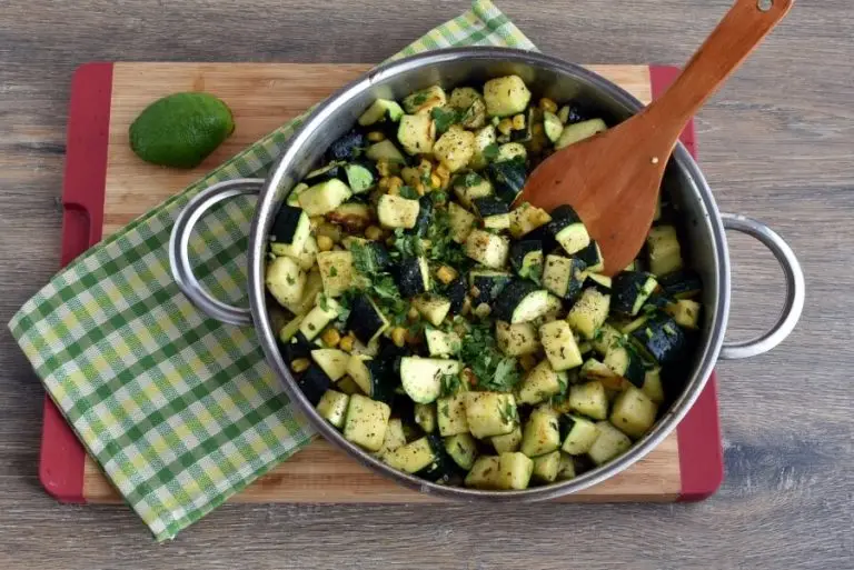 Step 4 - Parmesan Zucchini and Corn