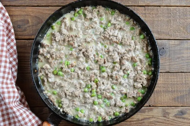 Step 5 - Pasta with Peas and Sausage