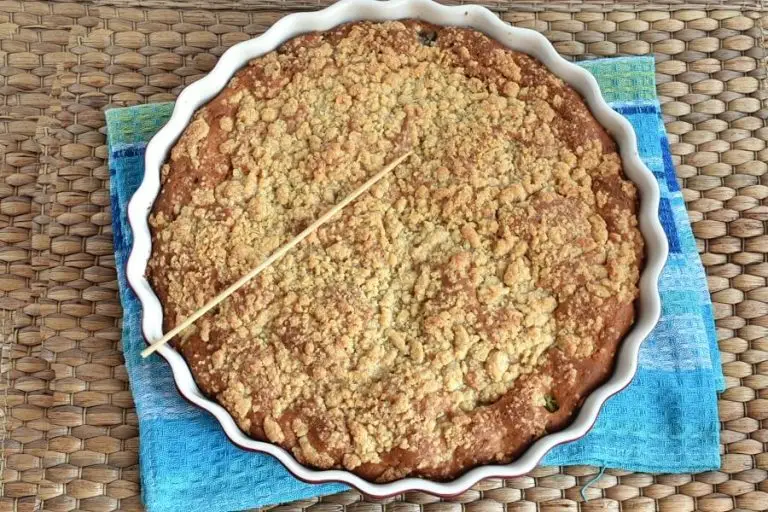 Step 8 - Peach Cobbler Coffee Cake