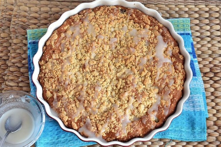 Step 10 - Peach Cobbler Coffee Cake
