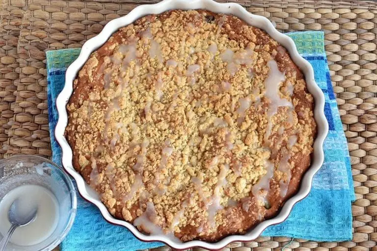 Step 10 - Peach Cobbler Coffee Cake