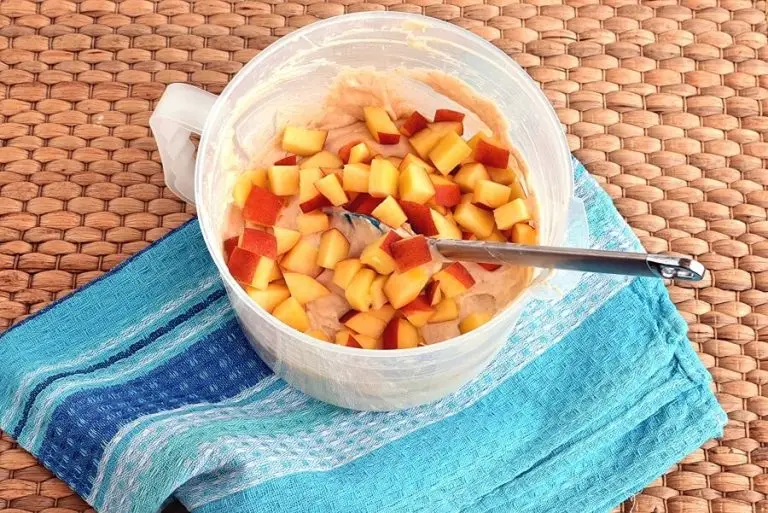 Step 5 - Peach Cobbler Coffee Cake