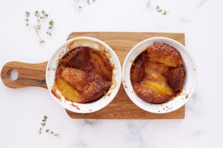 Step 7 - Peach Cobbler
