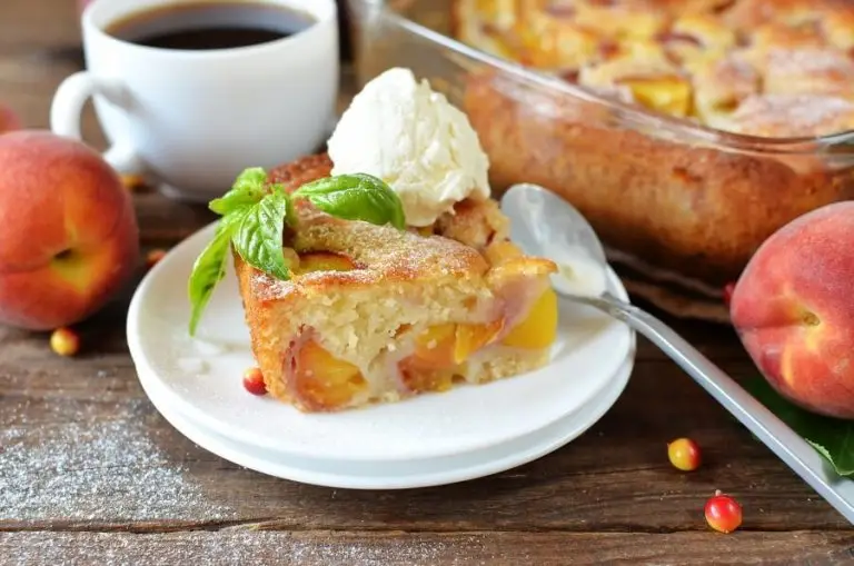Step 8 - Peach Cobbler Snack Cake