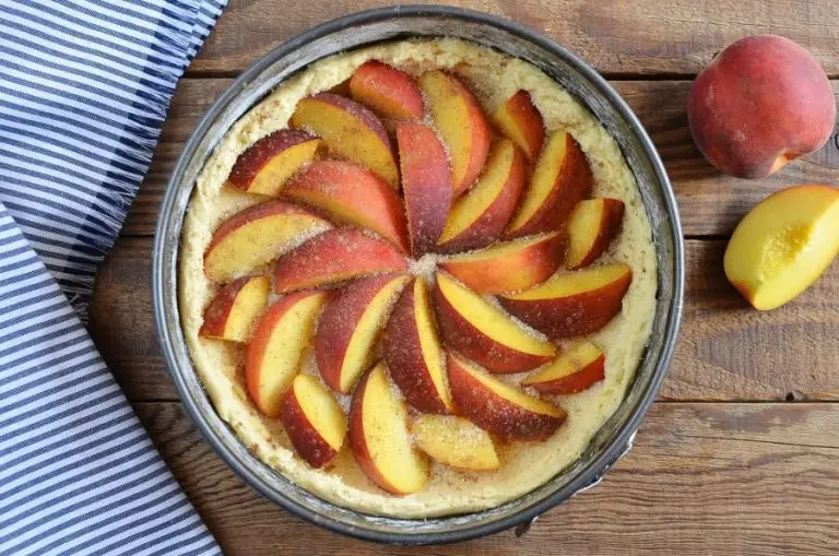 Step 7 - Peach Kuchen