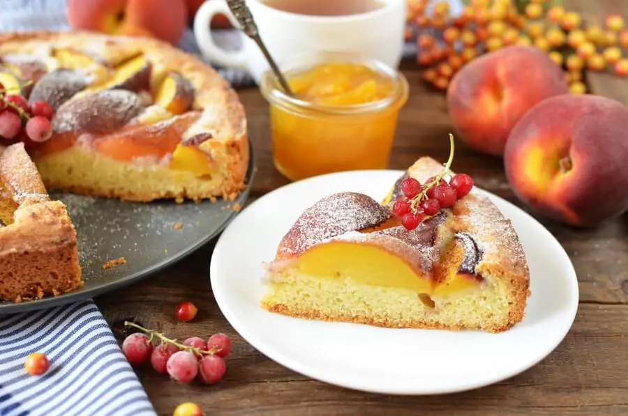 Peach Kuchen