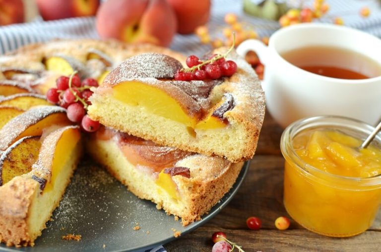 Step 9 - Peach Kuchen