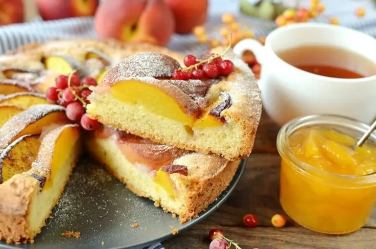Step 9 - Peach Kuchen