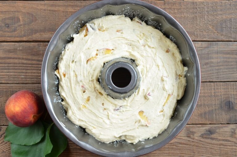 Step 6 - Peach Pound Cake