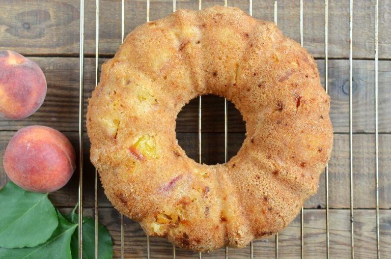 Step 8 - Peach Pound Cake