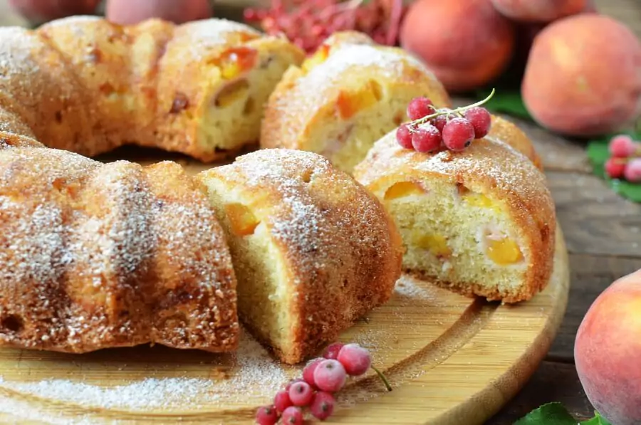 Peach Pound Cake