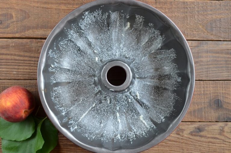 Step 1 - Peach Pound Cake
