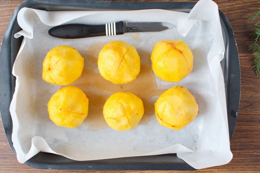 Peach Sherbet recipe - step 1